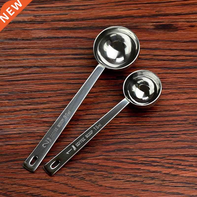 1Pc Stainless Steel Coffee Scoop 15ml 30ml Measuring Scoop S