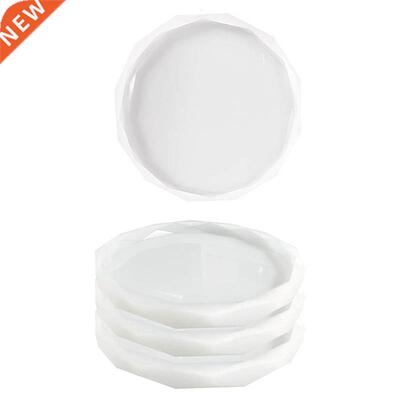 4Pack Coaster Molds for Resin Casting,Epoxy Resin Silicone M