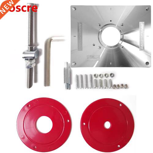 Multifunctional Aluminum Alloy Router Table Insert Plate Tri