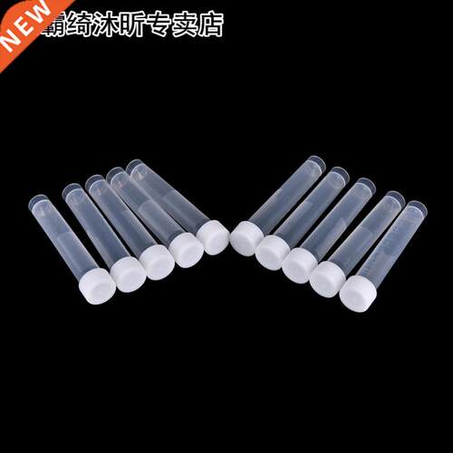 Hot 20pcsX 10ml Lab Plastic Frozen Test Tubes Vial Seal Cap