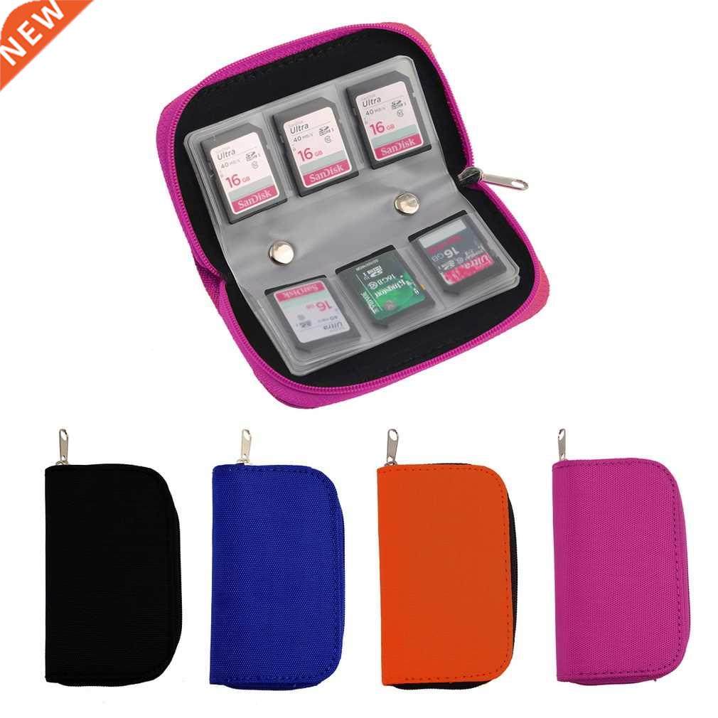 4 SDHC MMC CF For Memory Crd Storge Crrying Pouch bg Box