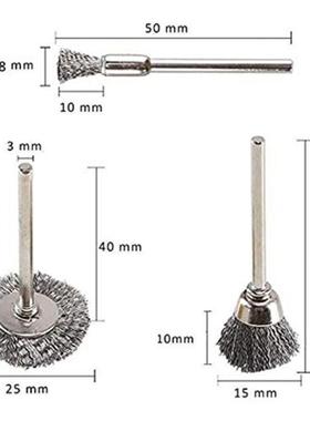 90pcs Steel Cleaning Wire Brush Set Wire Brushes Wheels Clea