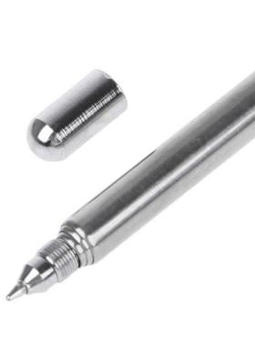 2 in 1 Pointer Telescopic Extendable Steel Ballpoint Pen Tea