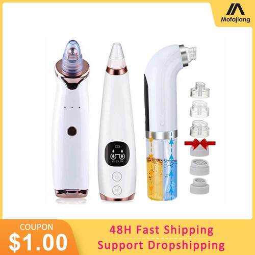 Blackhead Remover Vacuum Pore Cleaner Electric Nose Face Dee