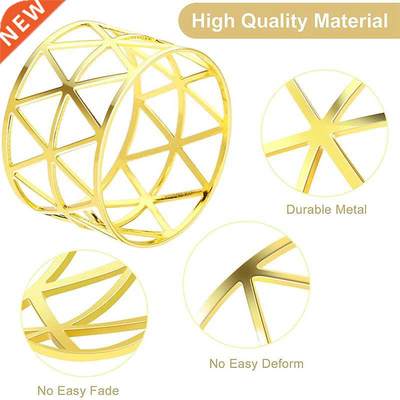 12pcs Nain Rings Metal Wedding Decoration Round Individual