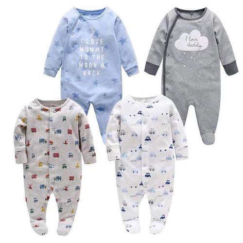 Newborn Baby Boys Girls Sleepers Pajamas Babies Jumpsuits 2