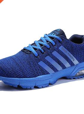 Unisex Running Shoes Flying Woven Breathable Men's Fitne