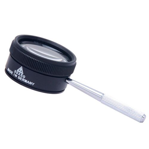 35X 50mm Magnifying Jeweler Zoom Loupe Hand Held Low Vision