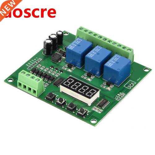 Delay Time Relay LED Display 3 Channel Programmable Trigger