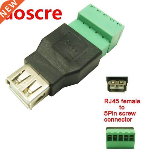 10Pcs USB female to screw terminal block USB female connecto
