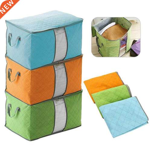 Hot Sale Folding Storage Bag Clothes Blanket Quilt Closet S