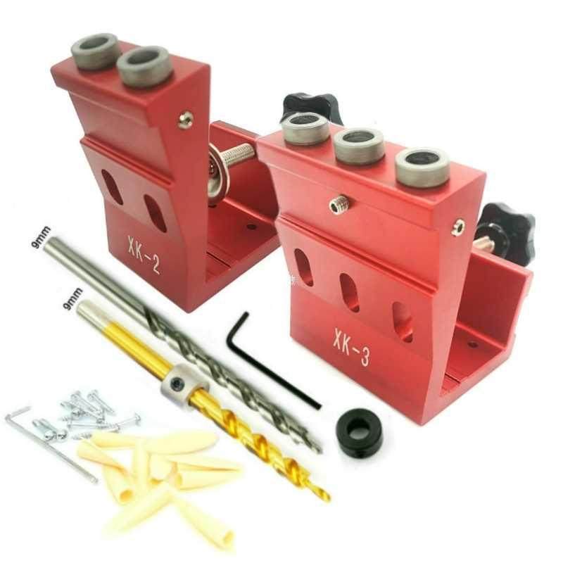 9mm Oblique Hole Drill Locator Wood Assembled Punchers Hole