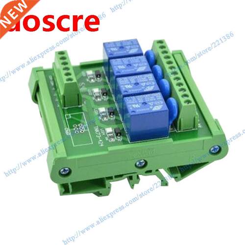 4 channels 48V 10A Relay Module driver board output amplifi