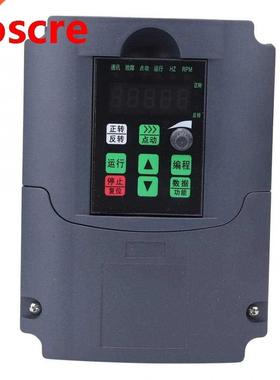 0.75KW 380V Frequency Converter Black ABS Housing 3-Phases P