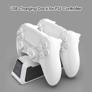 Fast Dual Charger Stand Contrler Desktop Power Station for