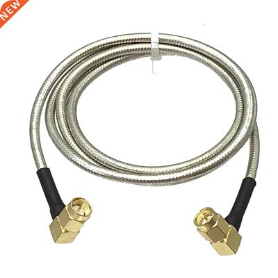 1pcs RG402 0.141" SMA Male Plug RA to SMA Male Righ