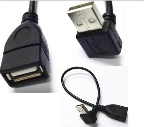 USB A female to USB A Male UP angle adapter cable FM 0.25m
