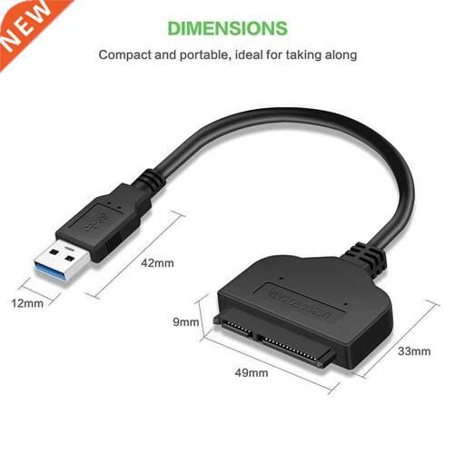 SATA USB3.0 Adapter Cable Converter 22pin For 2.5 inch HDD S
