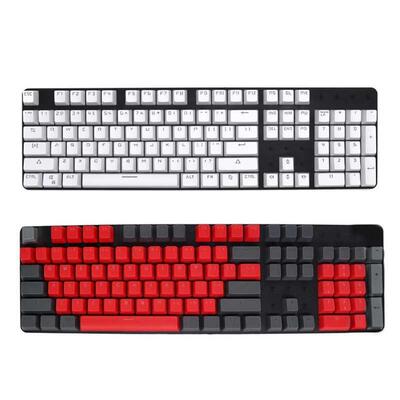 104 Pieces Profile PBT Keycaps with Key Puller for Keyboard,