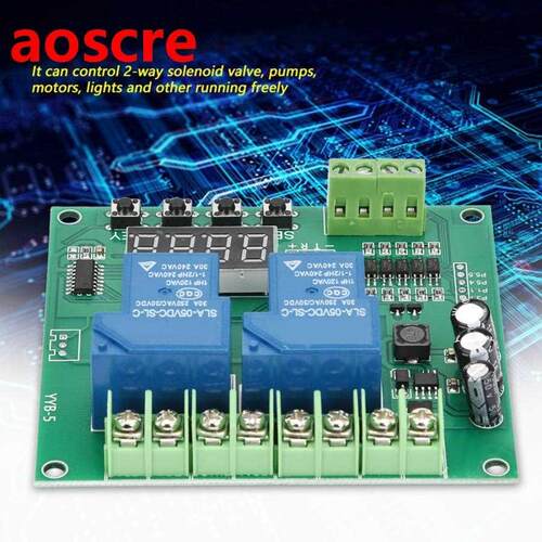 12v 24v LED Digital Time Delay Relay YY-5 Motor Forward / R
