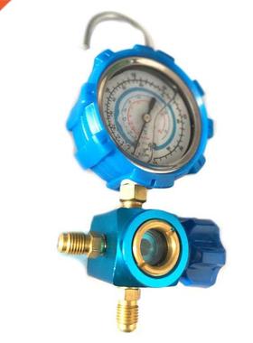R410A R22 R134A Refrigerant High/Low Pressure Gauge 1/4 Auto