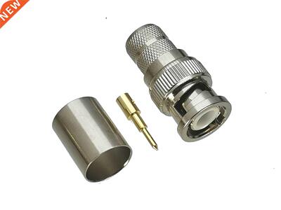 10Pcs Connector BNC Male plug Crimp For RG8 LMR400 RG213 RG2
