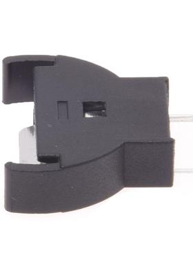 10 Pieces Shell CR2032 Button Cell Sockets Holder Case Black