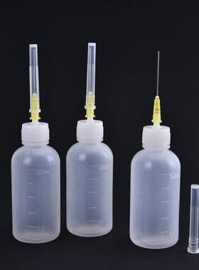 3pcs 50ml Transparent Polyethylene Needle Dispenser Dispensi