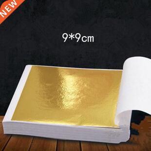 100 sheets Taiwan shiny gold leaf for gilding funiture, line