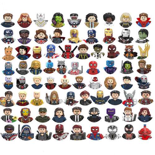 Hot Marvel Avengers  Mini D Superhero Model Character Se