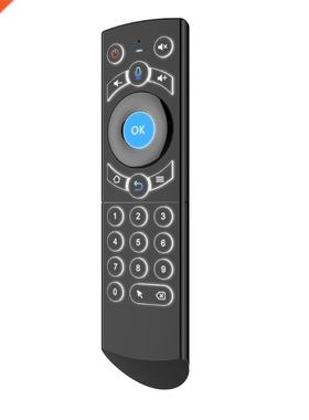 Q7 2.4G Wireless Remote Control Backlight IR Learning For TV