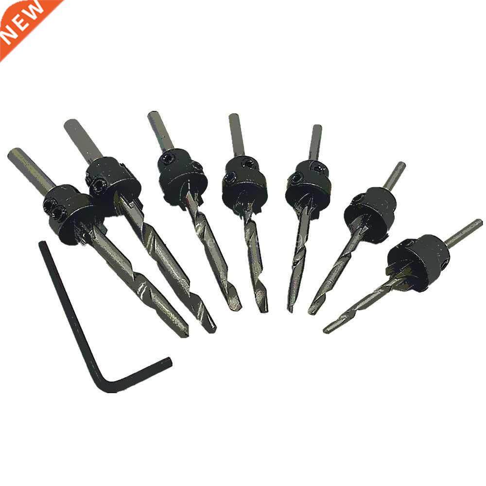 22pc Tapered Drill & Countersink Bit Pilot Hole Diy Tape