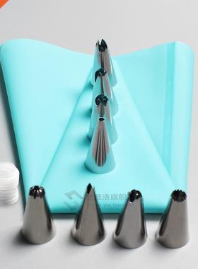 10 PCS/Set Slcone Pastry Bag Tps Ktchen  cng Ppng