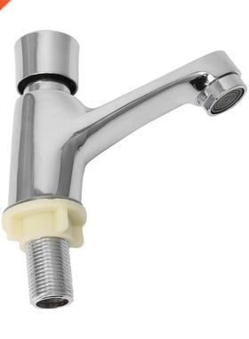 Bathroom Basin Faucet Water Saving Tap Push Button Switch De