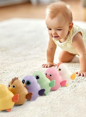 6pcs Set Electric Swing Magnetic Chick Duckling Owl Baby Cli