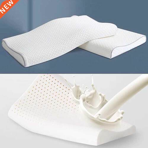100% Latex Pillow Single Core Natural Rubber Thin Pillow Low