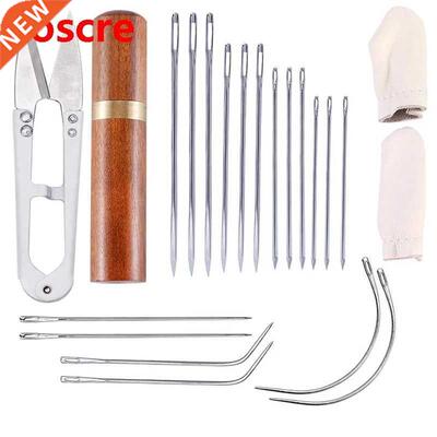 23PCS Leather Embroidery Needles With Needle Case, Including