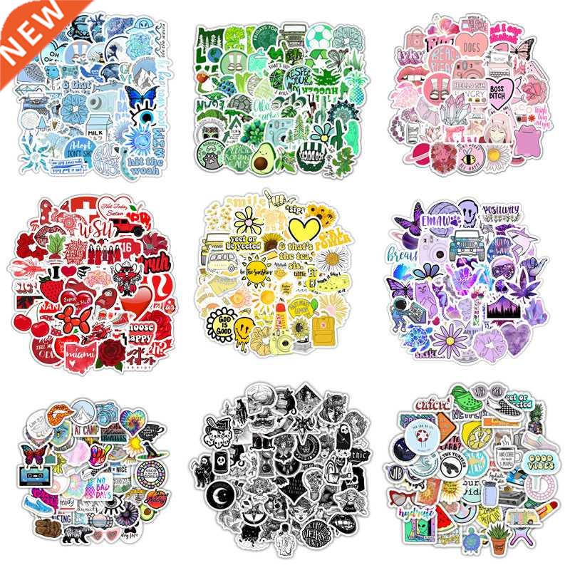 50pcs Vsco INS Style er Anime Laptop Case Car Skateboard Mo