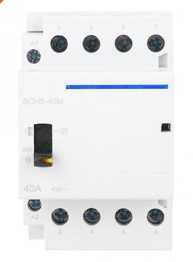 contator BCH8-40M 230V 4P 40A Household AC Modular Contactor