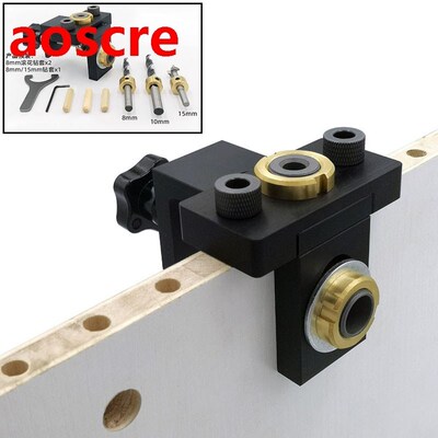 Woodworking Pocket Hole Jig Kit 3 In 1 Doweling Jig 8/15mm W