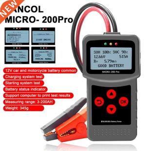 Micro 200Pro 12V 24V Car Battery Tester Digital Alternator
