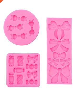Bowknot Candy Sd Slcone Mold Chocolate Fondant Candy M