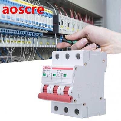 3P AC MCB  GYM8-C45 Miniature Circuit Breaker 400V 6A 10A  2