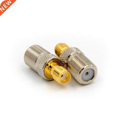 F Type Female Jack To SMA Female Plug Straight RF Coax Adapt