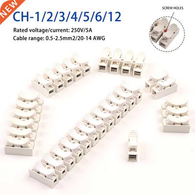 10/30/50/100PCS/Lot Electrical Cable Connectors CH-1/2/3/4/5