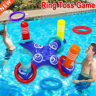 Inflatable Ring Throwing Ferrule Swimming Pool Ring Toss Gam
