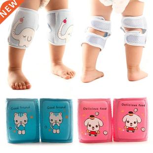 1 Pair Cute Baby Knee Pad Protector Kids Safety Crawling Elb