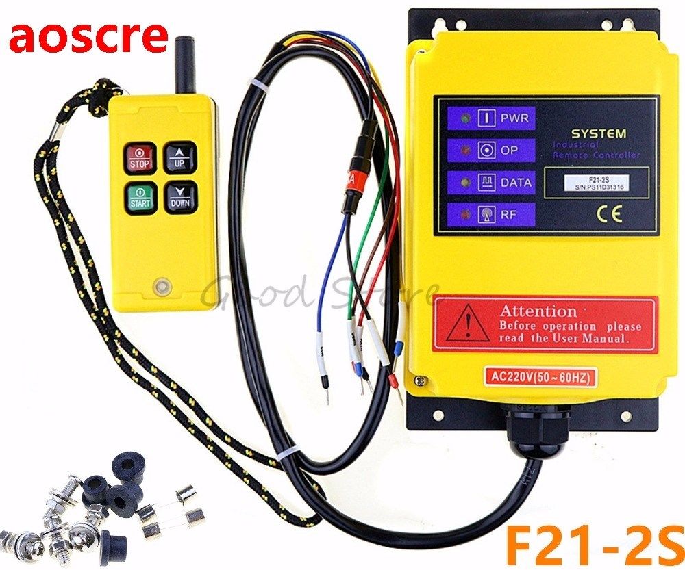 1PCS Industrial Remote Control Switch Crane Transmitter 2 ch