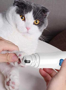 Electric Pet Nail Grinder Painless File Trimmer Polisher Pro