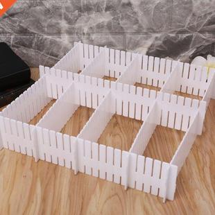 8pcs Adjustable Clapboard Drawer Divider Partition Storage O